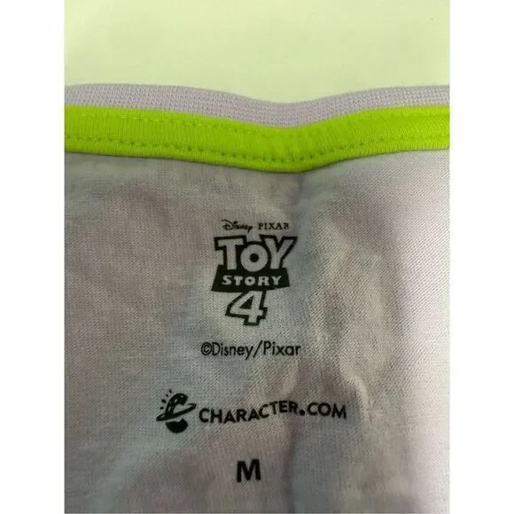 Disney Womens Toy Story 4 Pajamas Top Cotton Size M Purple - Picture 3 of 7